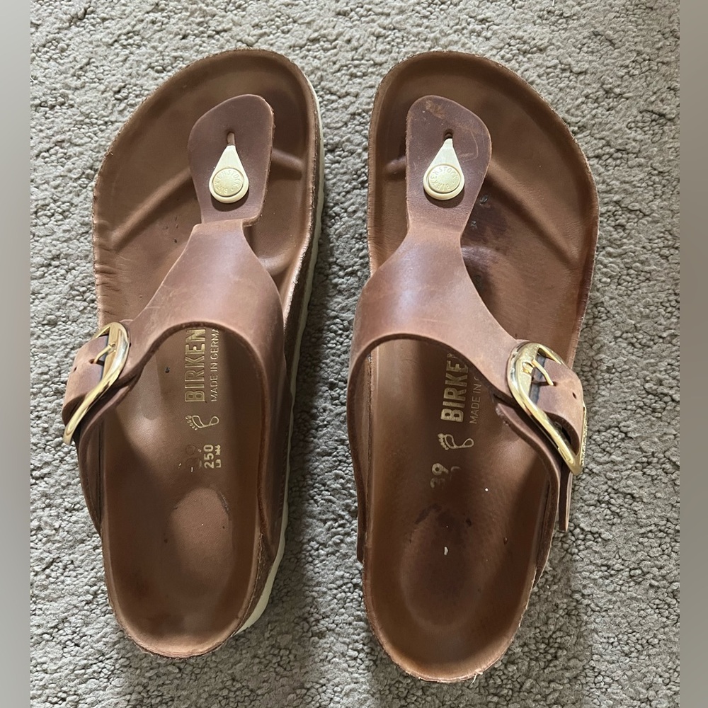 Birkenstock Gizeh Big Buckle Slide Sandal size 8-8.5